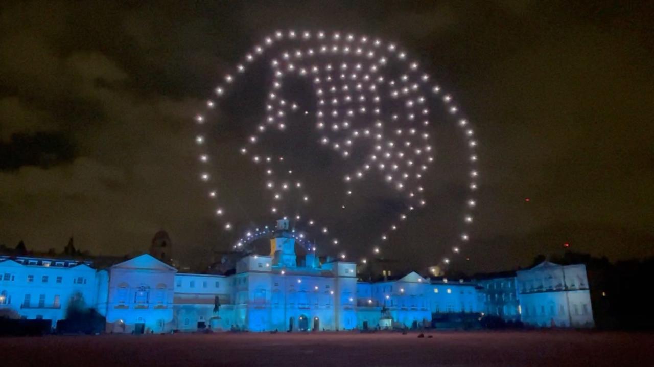 China new year drone show 2028